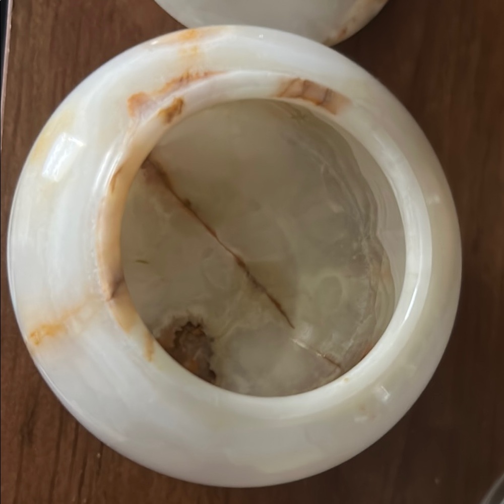🍂Elegant Onyx Stone Jar with Lid - Picture 2 of 7